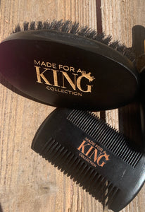 KING Beard Comb and Brush Combo